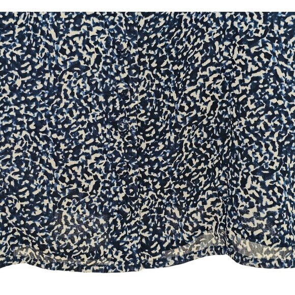 Women's - Madewell Sweetheart Top in Bengali Blockprint, Size 2 - Picture 7 of 12